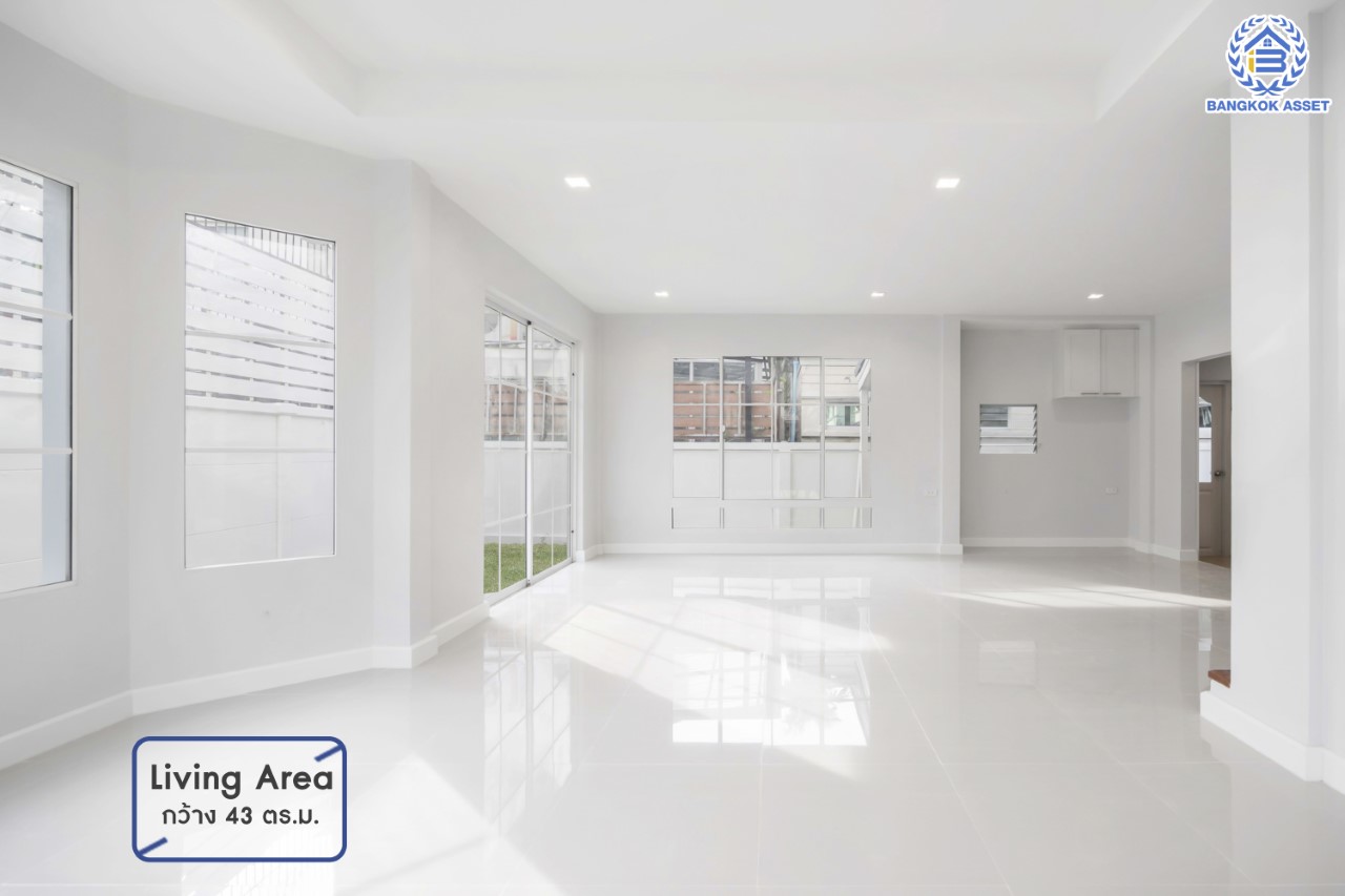 บ้านมือสองตกแต่งใหม่ แบรนด์ LH หลังมุม ม.มัณฑนา ติดถนนราชพฤกษ์  เนื้อที่ 67.6 ตร.ว. มีพื้นที่สนามหญ้าด้านข้างกว้างกว่า 100 ตร.ม. ฟังก์ชัน 3 ห้องนอน 3 ห้องน้ำ จอดรถได้ 2 คัน Facilities ตอบโจทย์ทุกกิจกรรม! บนทำเลใกล้วงเวียนพระราม5 เซ็นทรัลเวสต์เกต และรถไฟฟ้า "สถานีบางรักน้อยท่าอิฐ"